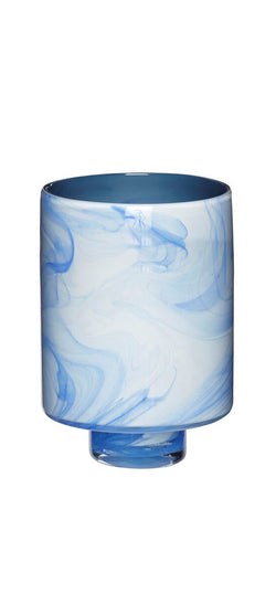 Hübsch Cloud Vase Blue Lille