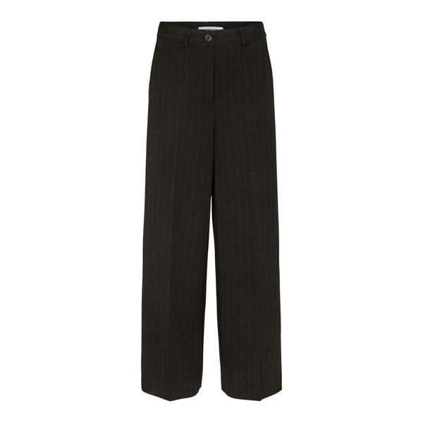 Co'Couture Wide Pinstripe Bukser Black