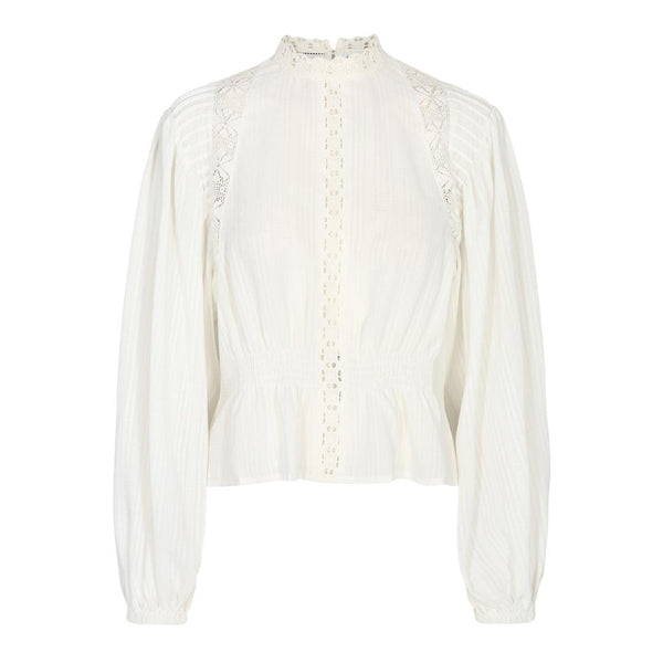 Co'Couture Magna Lace Bluse Off White