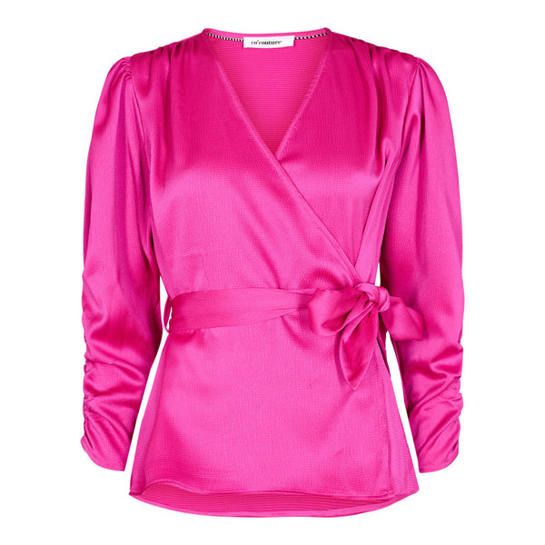 Co'Couture Mira Wrap Bluse Pink