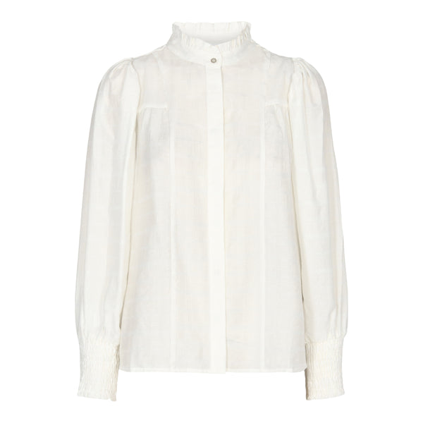 Co'Couture Tilde Petra Skjorte Offwhite