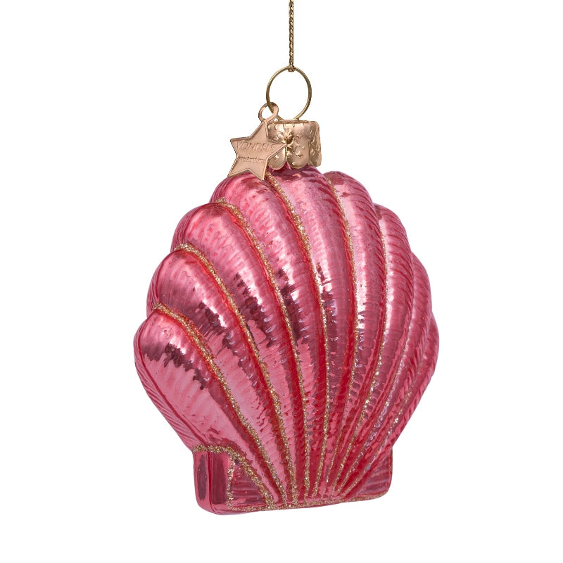 Vondels Glas Ornament Blush Opal Shell