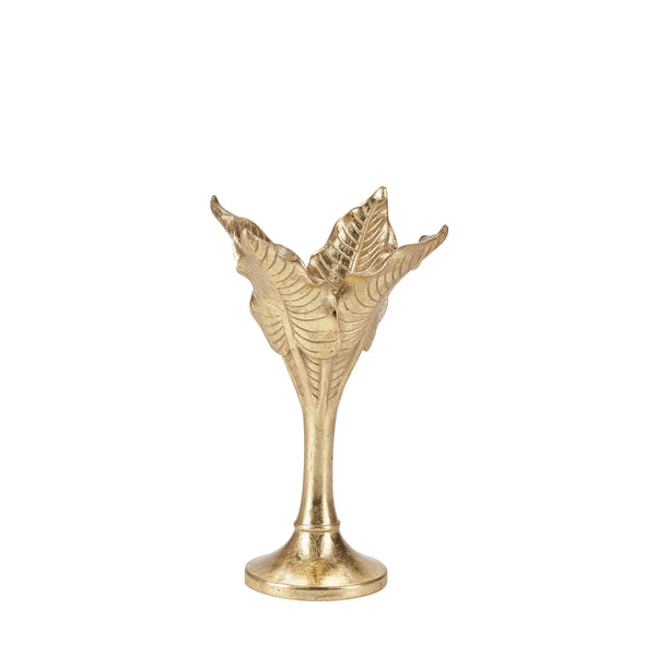 Bahne Interior Wide Leaves Lysestage Gold