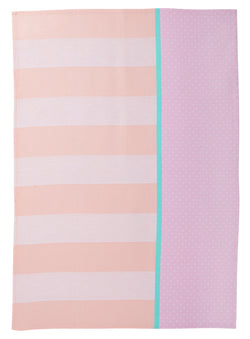 Bahne Interior Tea Towel Viskestykke Pink/Orange/White