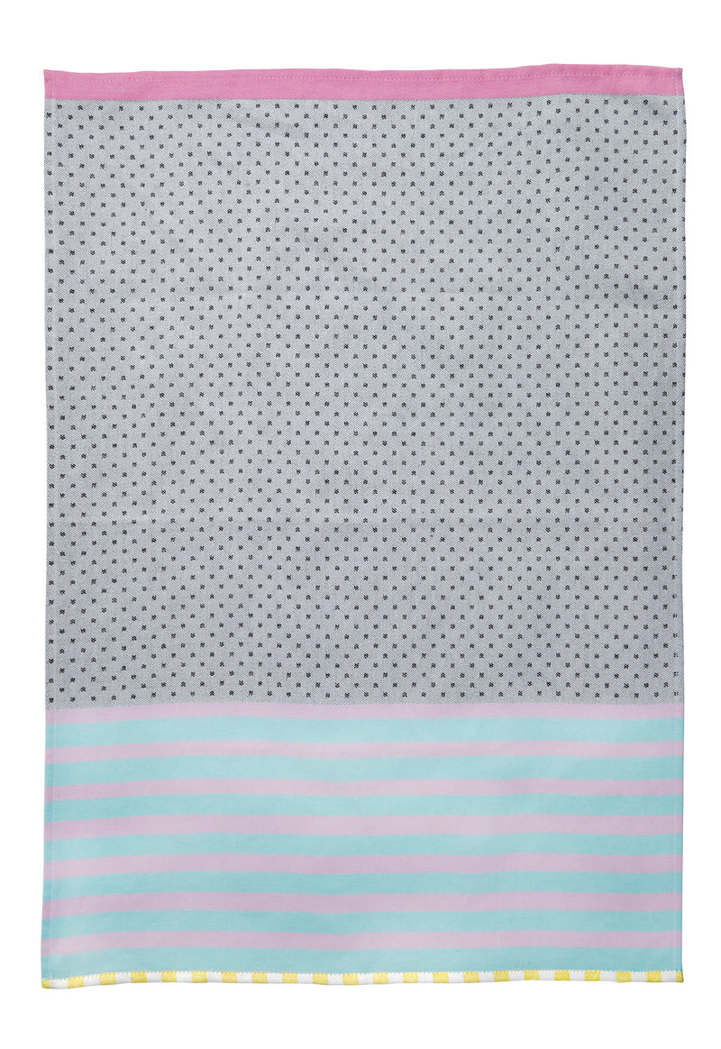 Bahne Interior Tea Towel Viskestykke Mint/Rose/White/Yellow/Pink