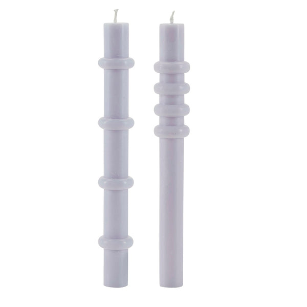Bahne Interior Candle Party With Rings Stearinlys Purple