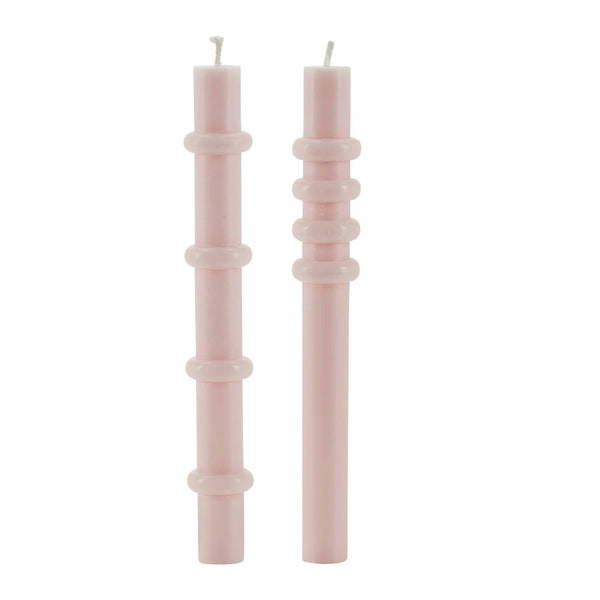 Bahne Interior Candle Party With Rings Stearinlys Rose