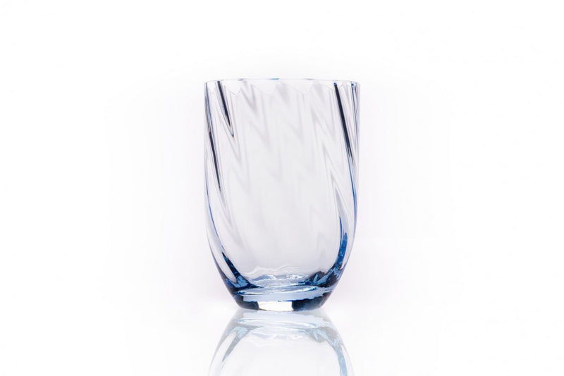 Anna Von Lipa Swirl Vandglas Light Blue