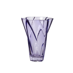 Hübsch Glas Vase Purple