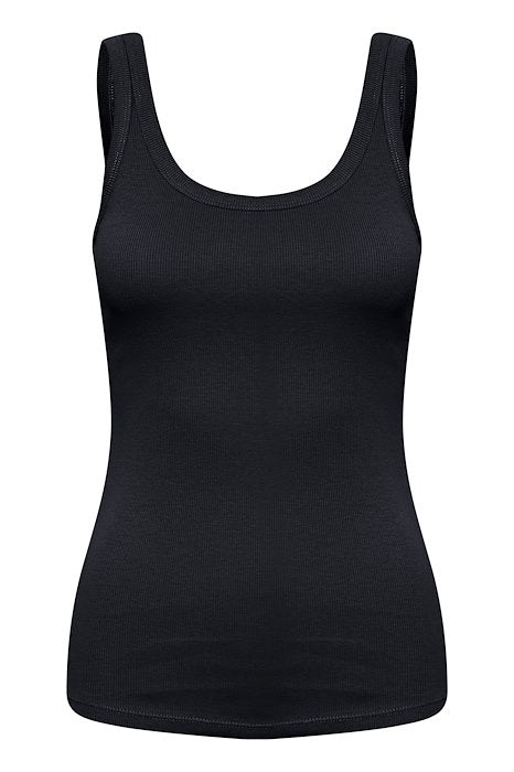 Gestuz Drew U-Neck Top Black