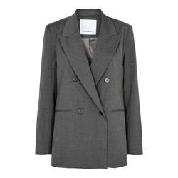 Co'Couture Tame Oversize Blazer Mid Grey