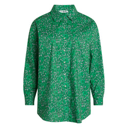 Co'Couture Field Flower Oversized Skjorte Green