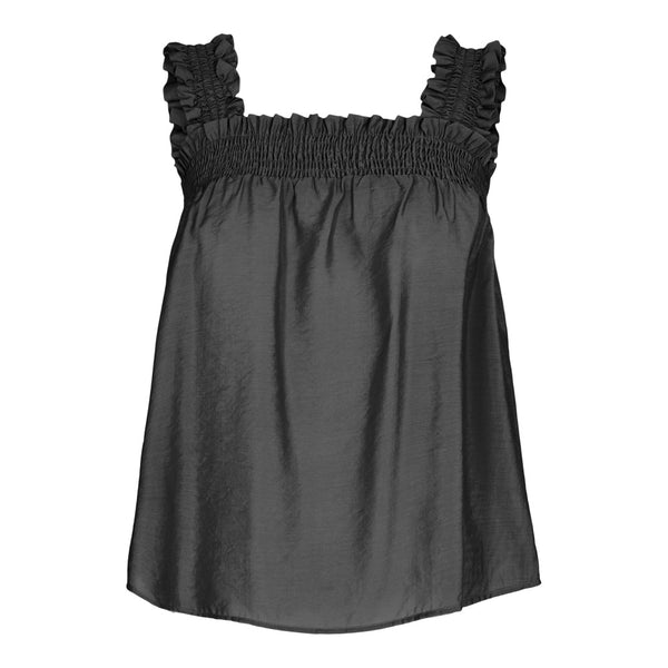 Co'Couture Callum Smock Strap Top Black