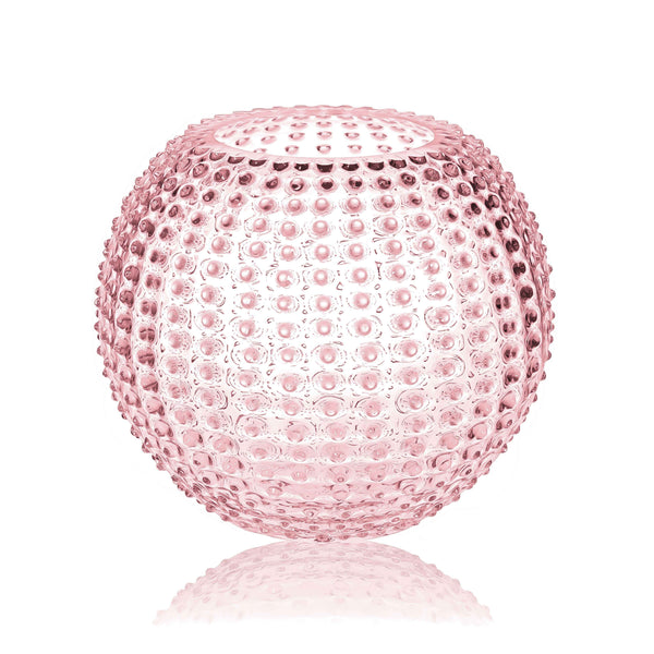 Anna Von Lipa Hobnail Globe Vase 24 cm Rosa