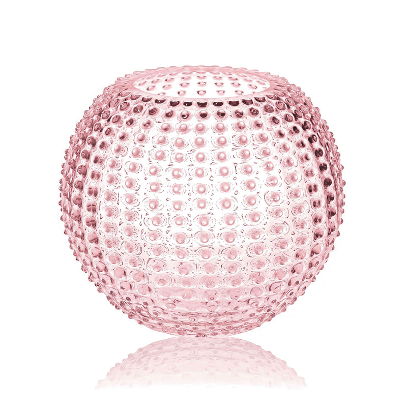 Anna Von Lipa Hobnail Globe Vase 24 cm Rosa