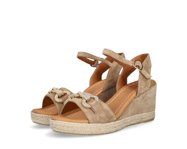 Billi Bi A4451 Espradril Sandal Chameau Babysilk Suede