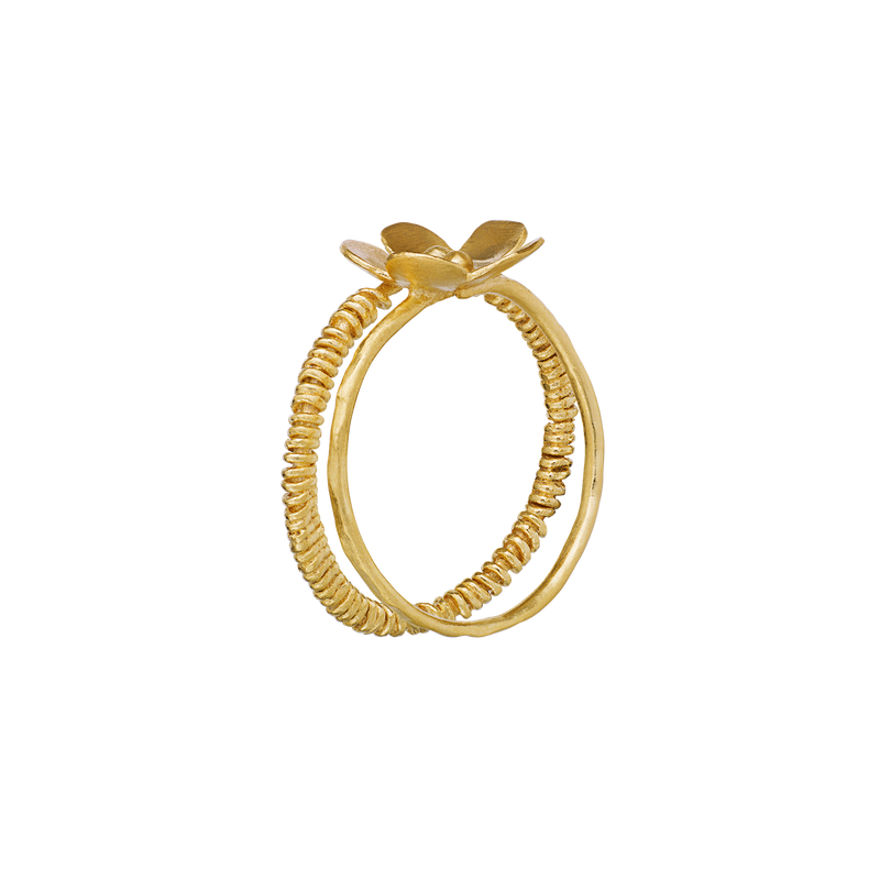 Maanesten x Olga Bonne Bellflower Ring Guld