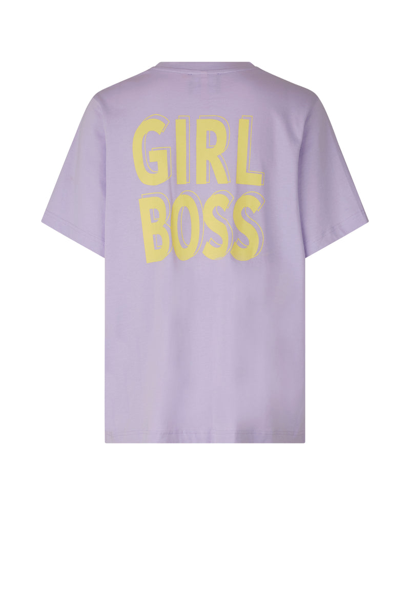 Cras Girl Boss T-shirt Pastel Lilac