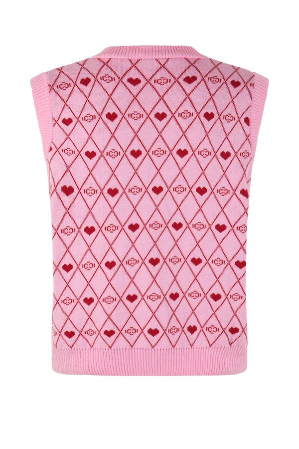 Cras Moa Vest Prism Pink