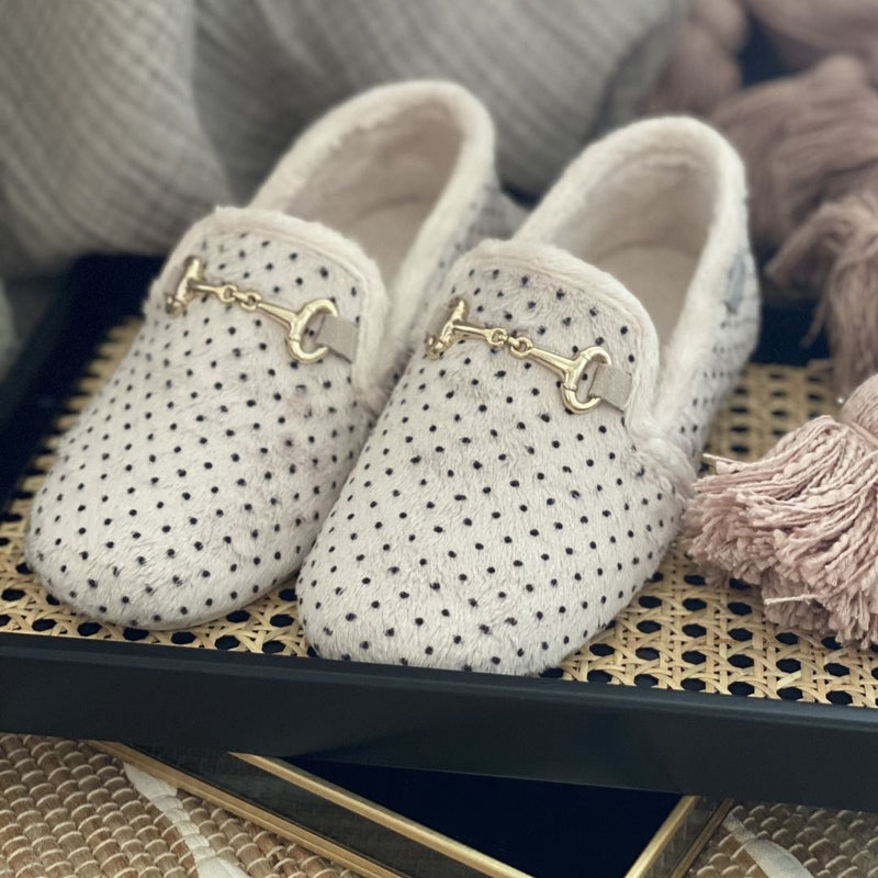 Copenhagen Shoes Melania Dots Hjemmesko Off White