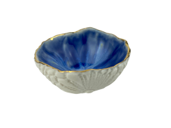 Keramik By Miabella Lille Mørkeblå Smykkeskål