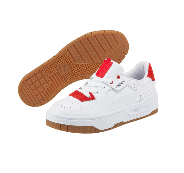 Puma Cali Dream Heritage Sneakers White-Gum High Risk Red