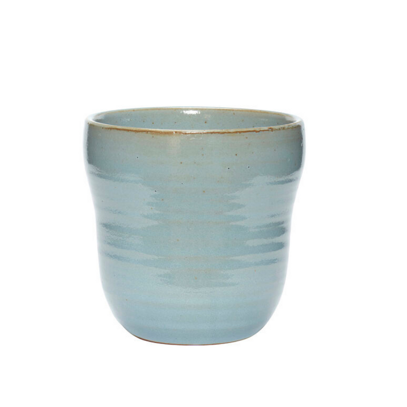 Hübsch Keramik Potte Blå Lille