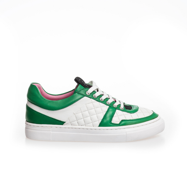 Copenhagen Shoes By Josefine Valentin Paris Walk Sneakers Green/White (Forudbestiling - Lev. Februar/Marts)