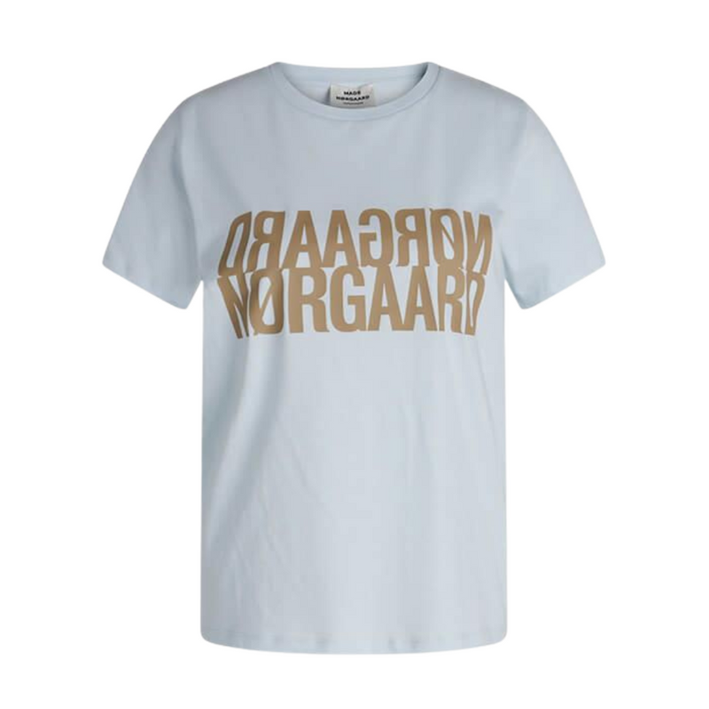 Mads Nørgaard Single Organic Trenda T-shirt Ballad Blue