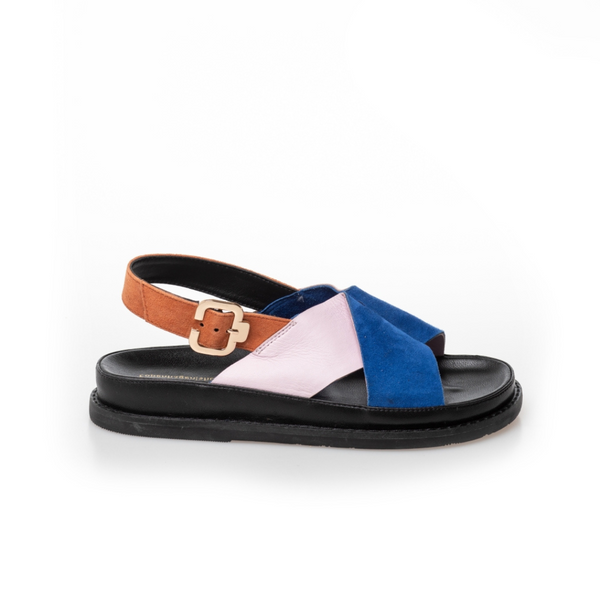 Copenhagen Shoes New Stronger Sandal Blue Multi