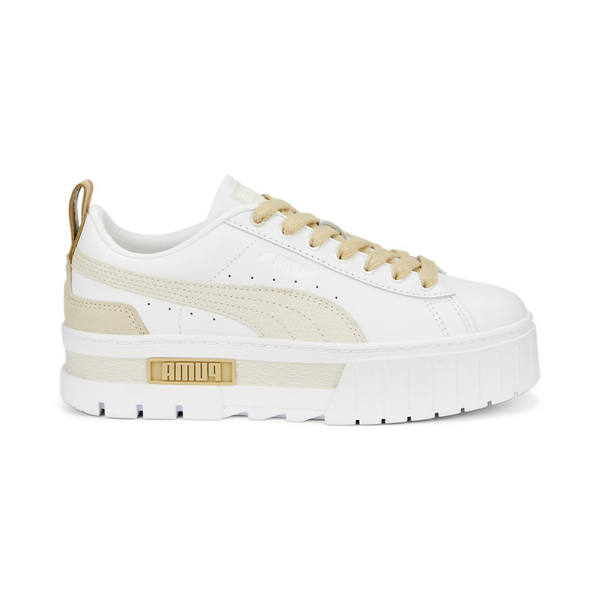 Puma Mayze Luxe Sneakers White-Pale Khaki