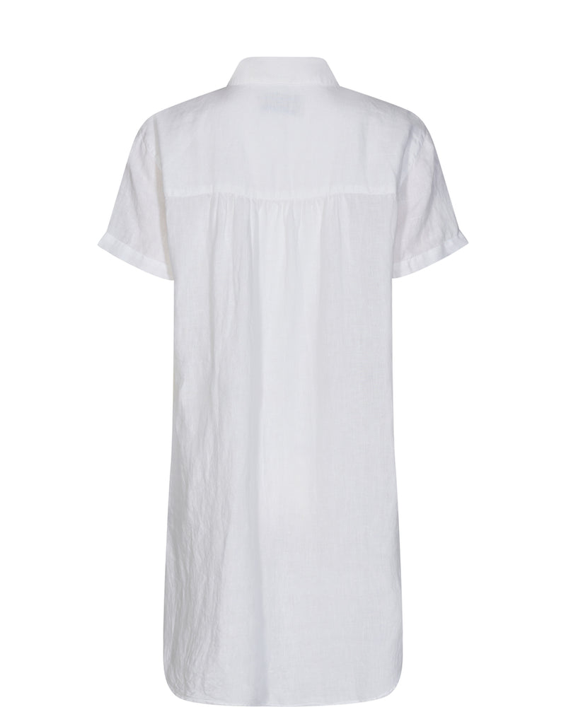Mos Mosh Brielle Linen Tunic Bluse White