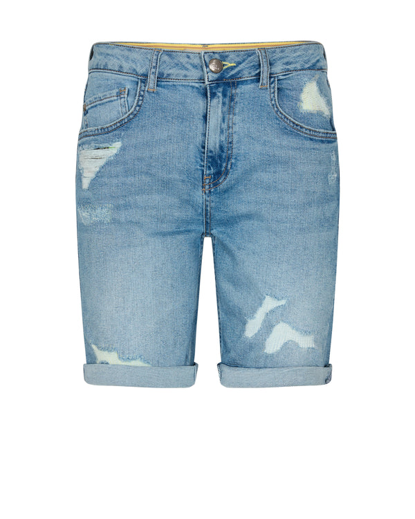 Mos Mosh Bradford Scratch Shorts Blue