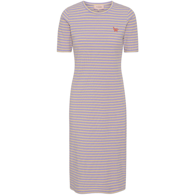 Hunkøn Felipa T-shirt Kjole Lavender Striped