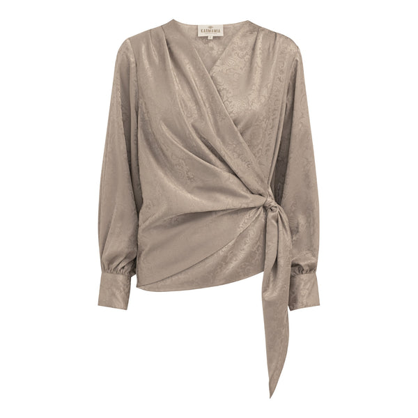 Karmamia Copenhagen Ines Bluse Blush Jaquard