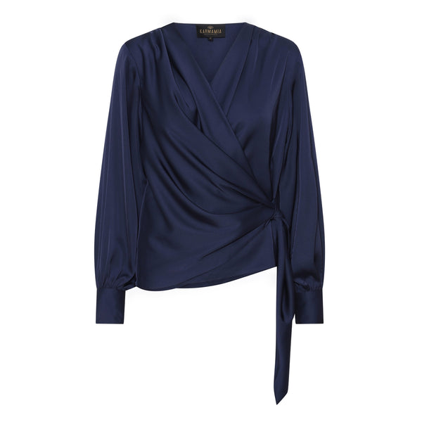 Karmamia Copenhagen Ines Bluse Navy