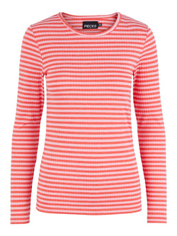 Pieces Laya Bluse Cotton Candy Stripes