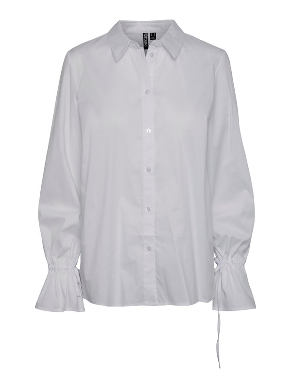 Pieces Essi Regular Skjorte Bright White
