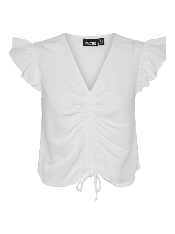 Pieces Milano Top Bright White