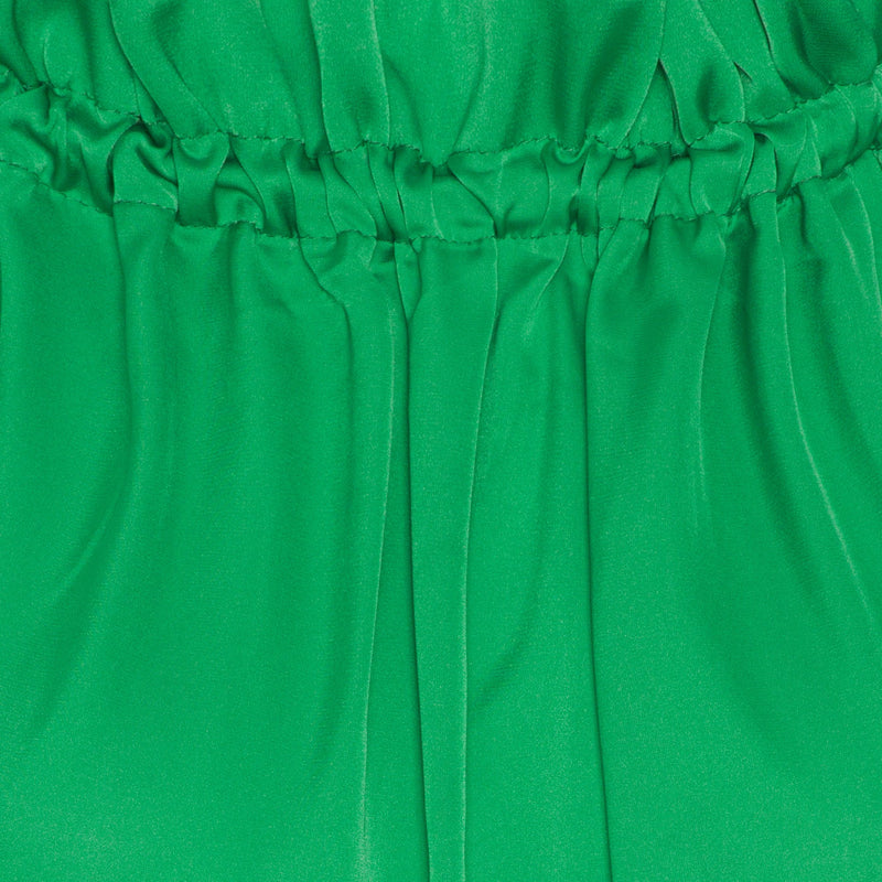 Karmamia Copenhagen Ruffle Tie Top Emerald