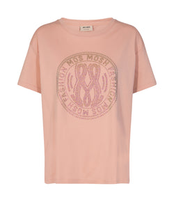 Mos Mosh Leah T-shirt Misty Rose