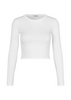 Modström Igor Crop Bluse Off White