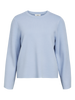 Object Reynard Square Sleeve O-Neck Strik Brunnera Blue