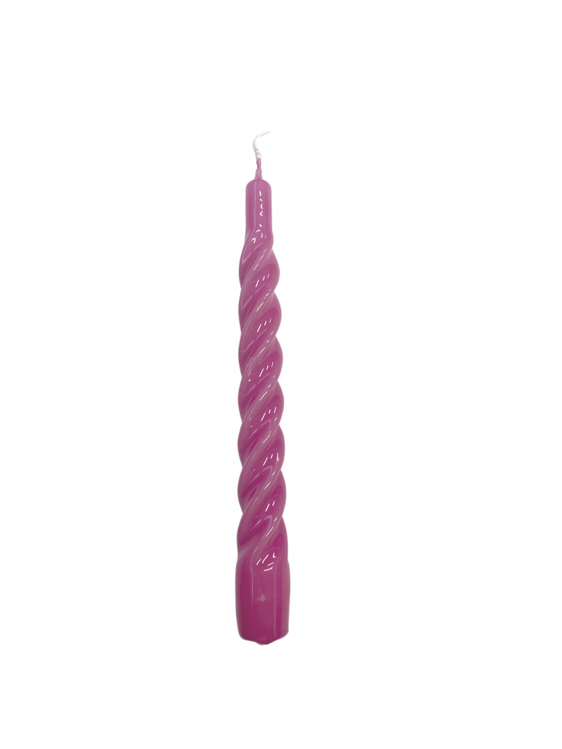 Candles With A Twist Stearinlys Raspberry