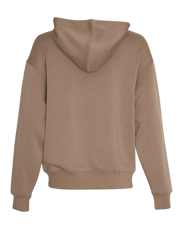 Moss Copenhagen Ima Q Logo Sweatshirt Walnut