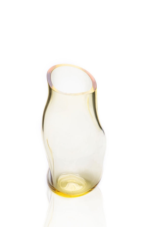 Anna von Lipa Squeeze Vase 38cm Citron