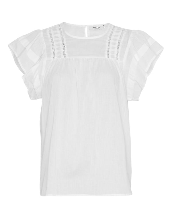 Moss Copenhagen Mossie Bluse Bright White