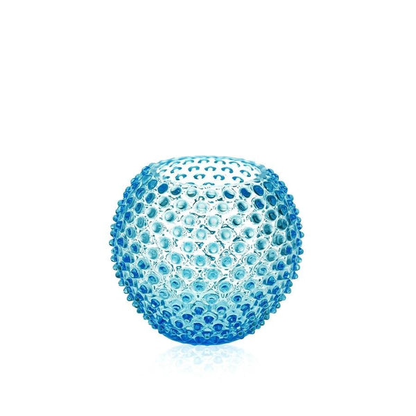 Anna von Lipa Hobnail Globe Vase 18cm Azur