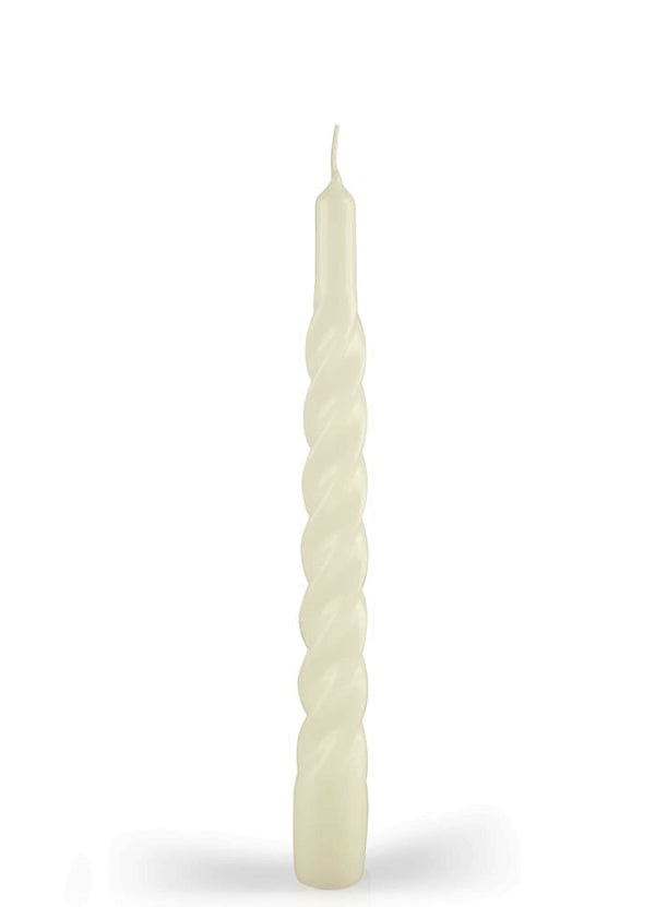 Candles With A Twist Stearinlys Ivory