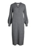 Object Malena Strikkjole Medium Grey Melange